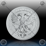 1oz GERMANIA 5 Mark 2022 (LINDEN LEAF) BU